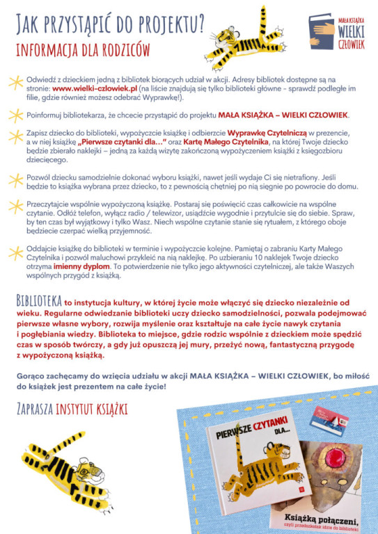 Wyprawka Czytelnicza dla przedszkolaków z gminy Końskie