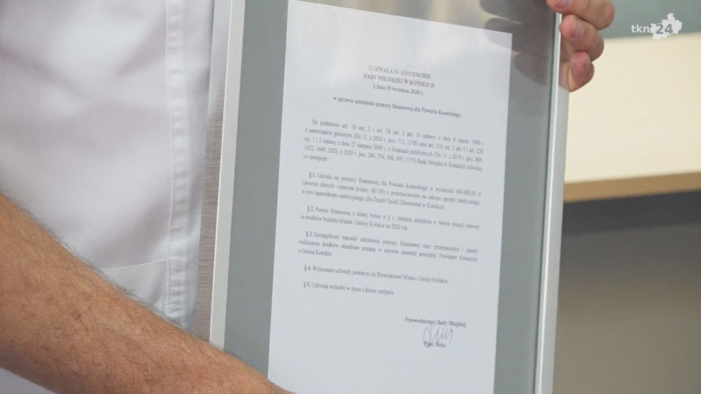 Gmina Końskie ze wsparciem dla szpitala. Będzie nowy, specjalistyczny sprzęt [wideo, zdjęcia]