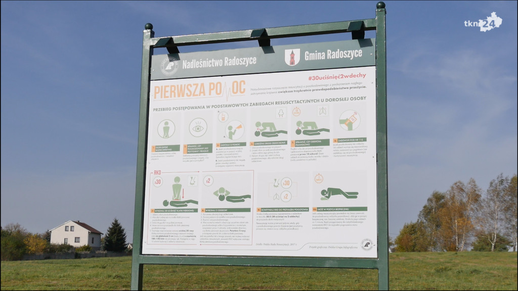 Tablice z infografikami umieszczono nad zalewem Antoniów [wideo, zdjęcia]