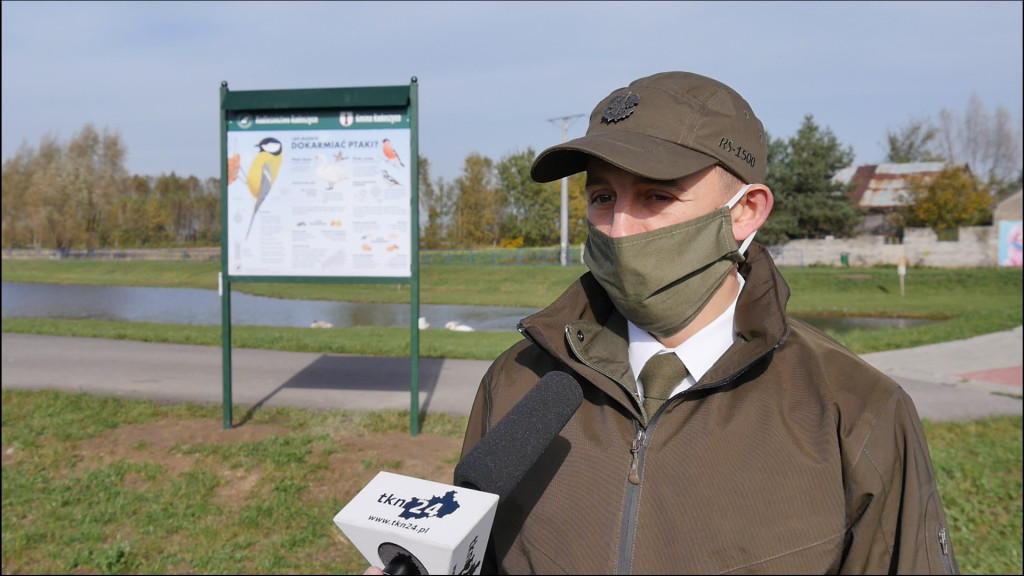 Tablice z infografikami umieszczono nad zalewem Antoniów [wideo, zdjęcia]