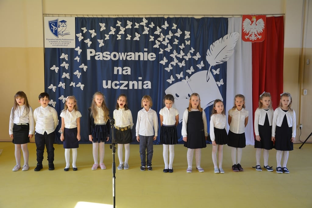Ślubowanie pierwszoklasistów w Prywatnej Szkole Podstawowej [zdjęcia]