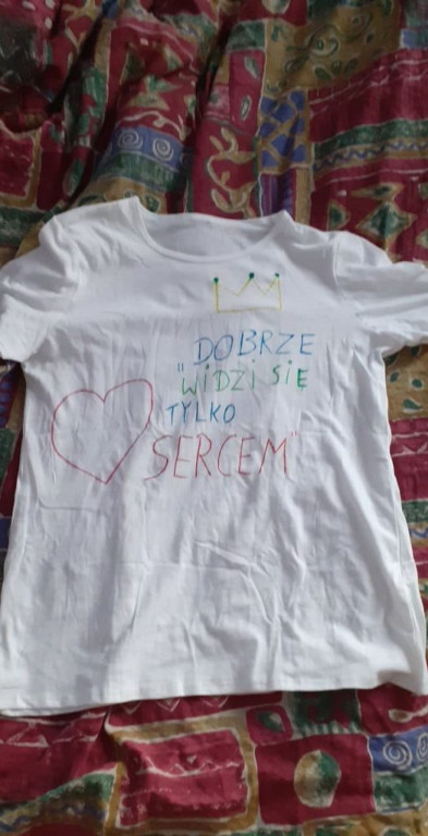Kreatywny język polski w Miedzierzy. Uczniowie zrobili koszulki o `Małym Księciu`! [zdjęcia]