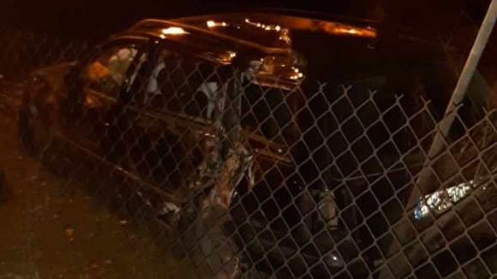 Auto wypadło z drogi w Pile w gminie Końskie