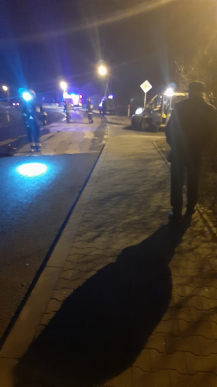 Auto wypadło z drogi w Pile w gminie Końskie