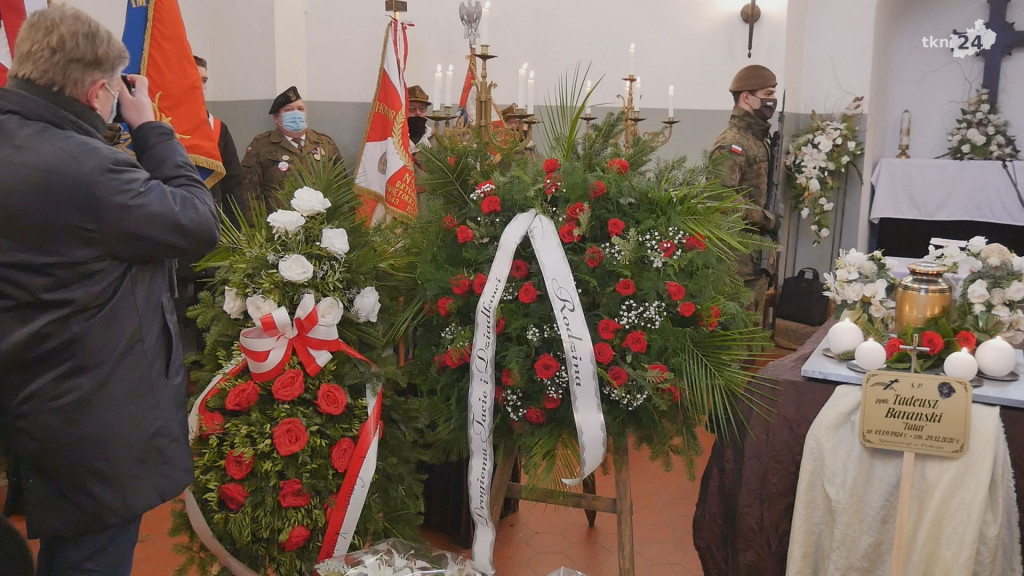 Ostatnie pożegnanie ppłk. Tadeusza Barańskiego [wideo, zdjęcia]