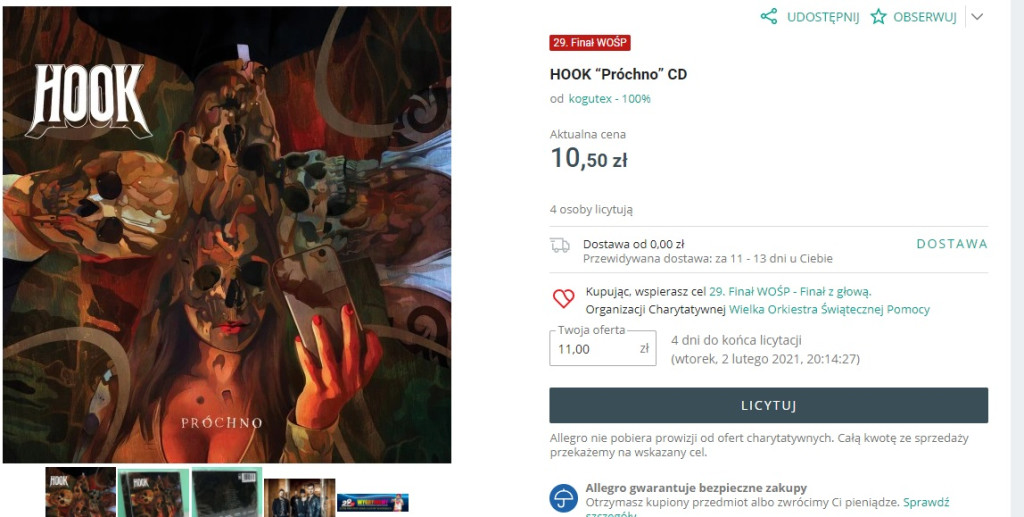 Trwają licytacje na rzecz WOŚP. Zobaczcie najciekawsze z nich [zdjęcia]