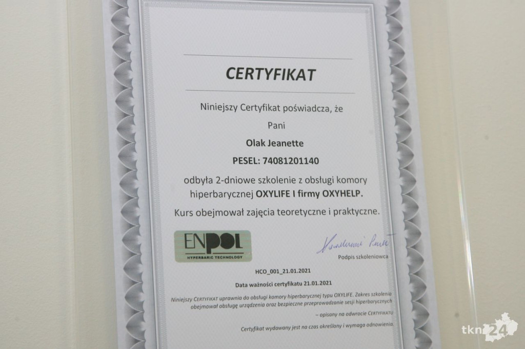 Gabinet tlenoterapii ruszył w Końskich! [zdjęcia]