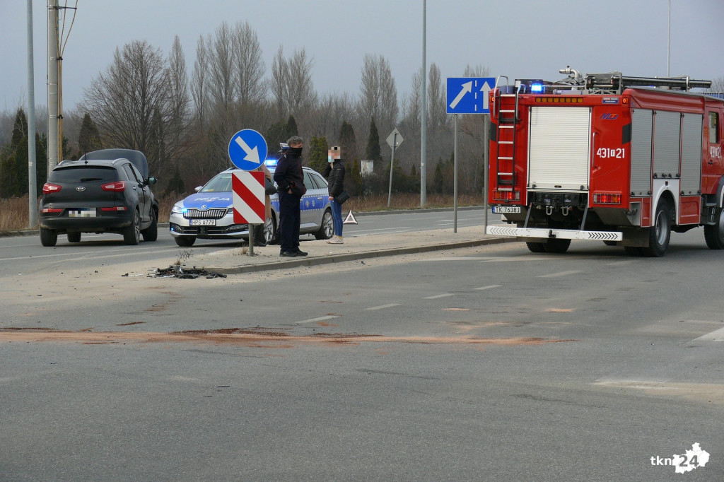 Końskie: kolizja na skrzyżowaniu ul. Staszica i DW 728