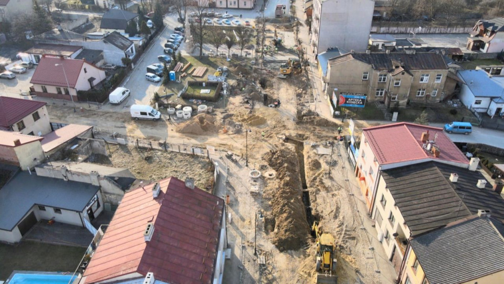 Zobaczcie przebudowę skrzyżowania przy `Ekonomiku` z lotu ptaka [wideo, zdjęcia]