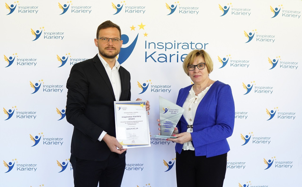 ZSP w Stąporkowie z tytułem `Inspirator Kariery 2020` [zdjęcia]