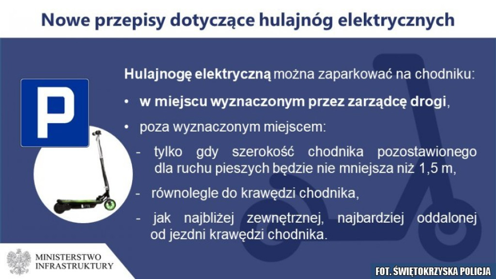 Nowe przepisy dotyczące elektrycznych hulajnóg