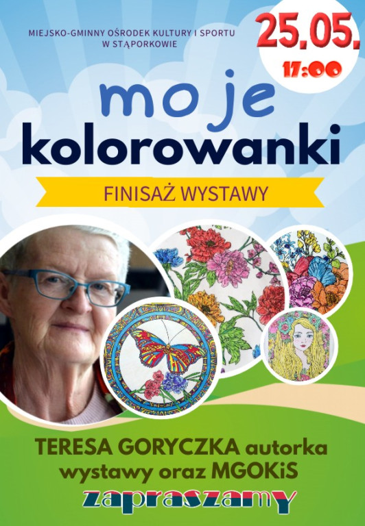 MGOKiS w Stąporkowie zaprasza na wystawę Teresy Goryczki