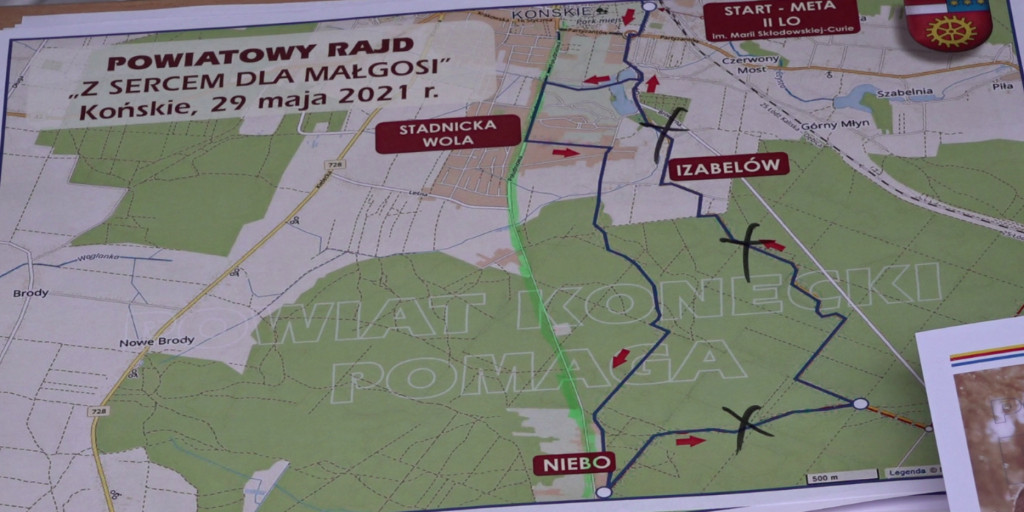 Powiatowy Rajd dla Małgosi [wideo, zdjęcia]