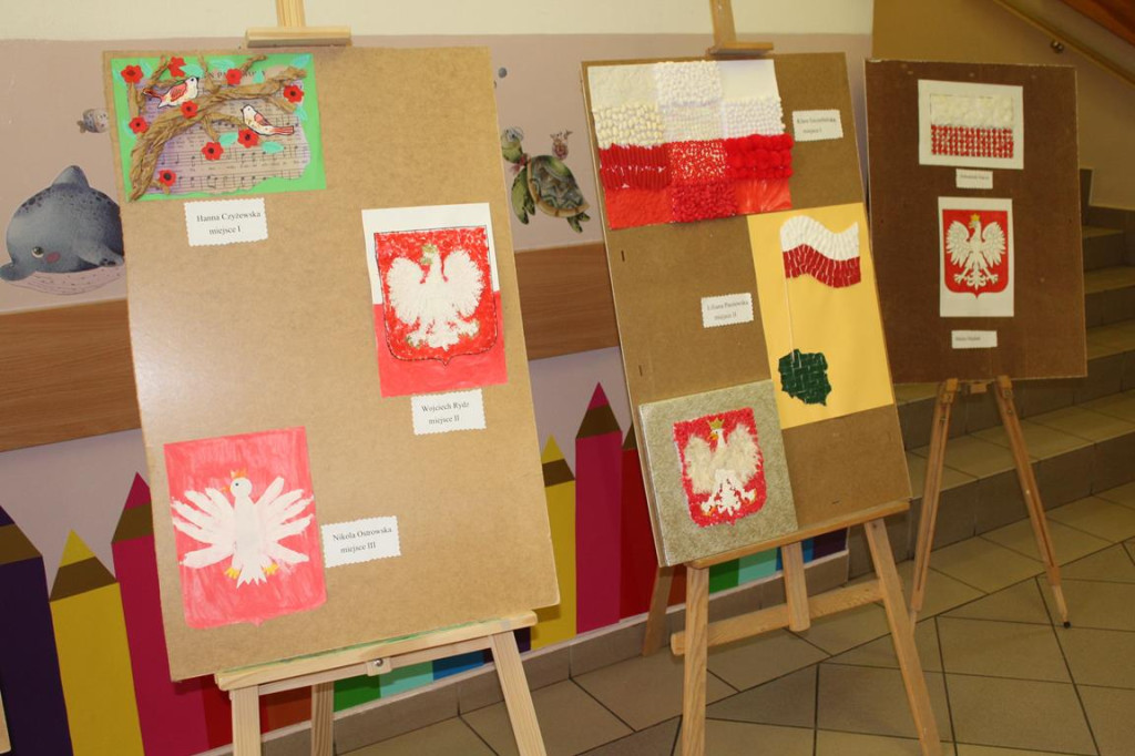 Rozstrzygnięto konkurs plastyczny pn. `Symbole narodowe`