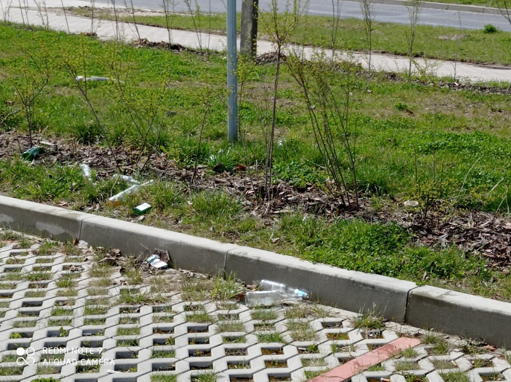 Bezmyślna dewastacja nowych Błoni w Końskich! [zdjęcia]