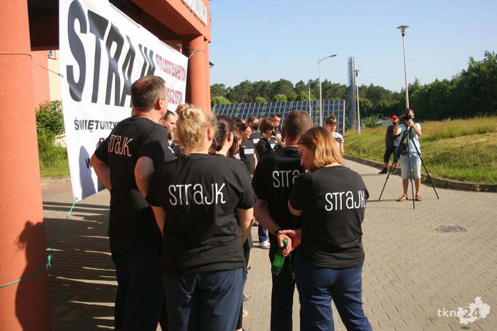 Strajk fizjoterapeutów w Czarnieckiej Górze AKTUALIZACJA [wideo, zdjęcia]