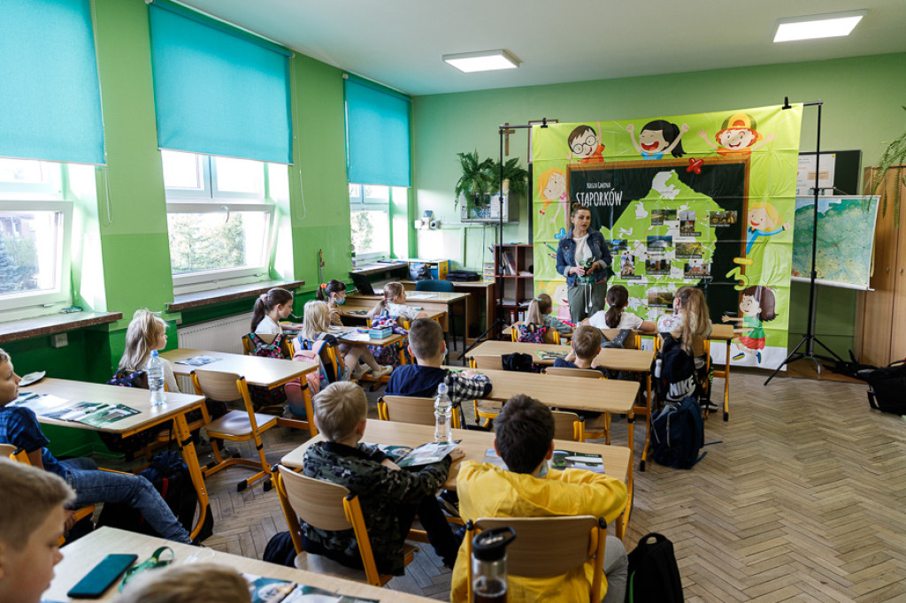 Przybliżyli dzieciom lokalne bogactwo przyrodnicze i kulturowe gminy Stąporków
