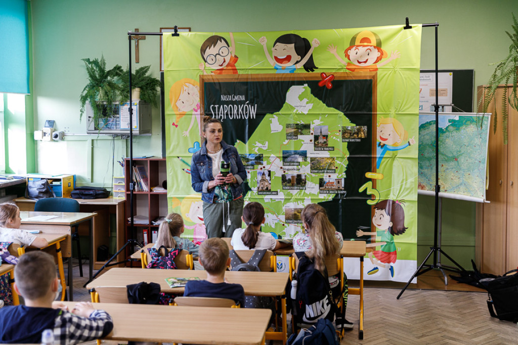 Przybliżyli dzieciom lokalne bogactwo przyrodnicze i kulturowe gminy Stąporków