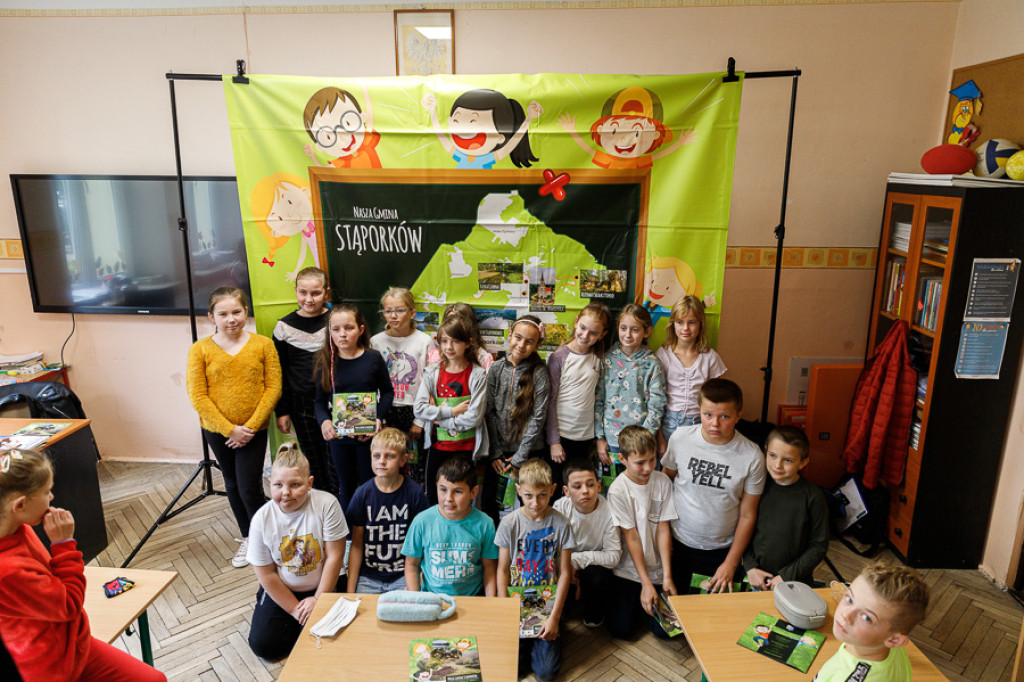 Przybliżyli dzieciom lokalne bogactwo przyrodnicze i kulturowe gminy Stąporków
