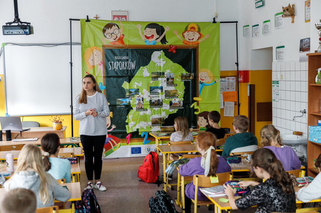 Przybliżyli dzieciom lokalne bogactwo przyrodnicze i kulturowe gminy Stąporków