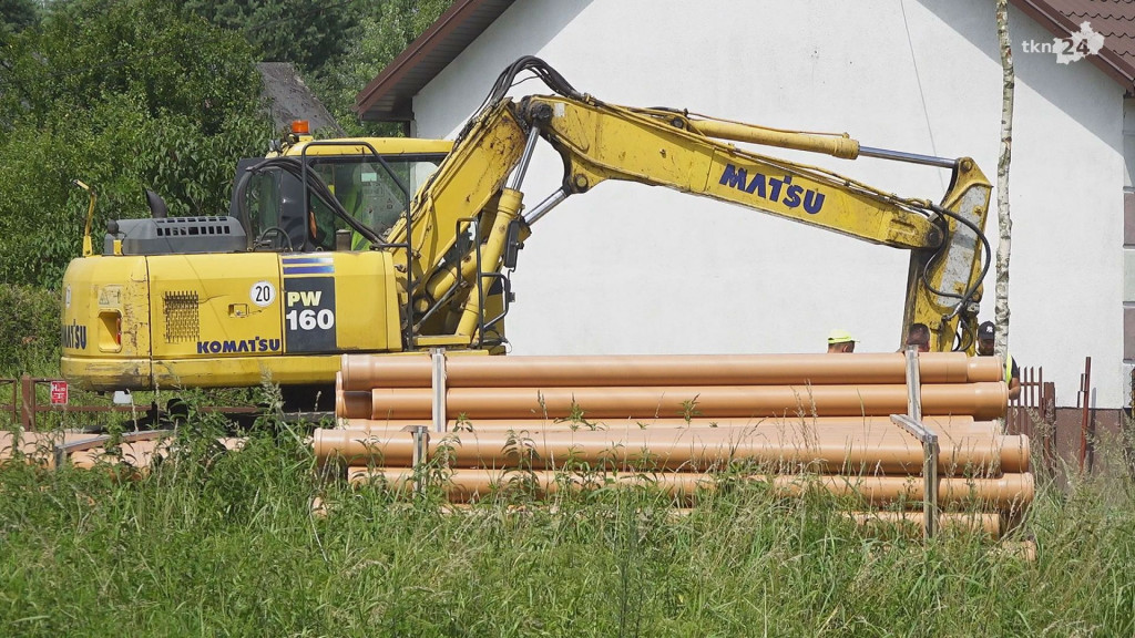 Nałęczów ma mieć kanalizację. Ruszyły prace [wideo, zdjęcia]