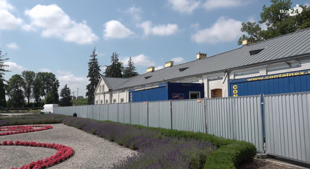 Kończą się prace remontowe w Zachodnim Skrzydle Pałacowym [wideo, zdjęcia]