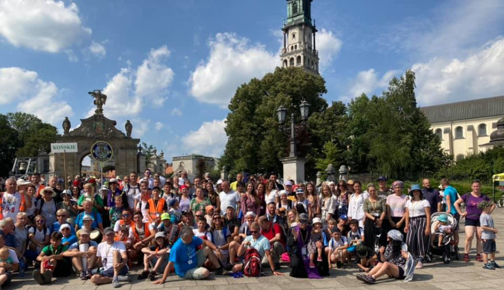 Pielgrzymi z Końskich dotarli do Częstochowy [zdjęcia]
