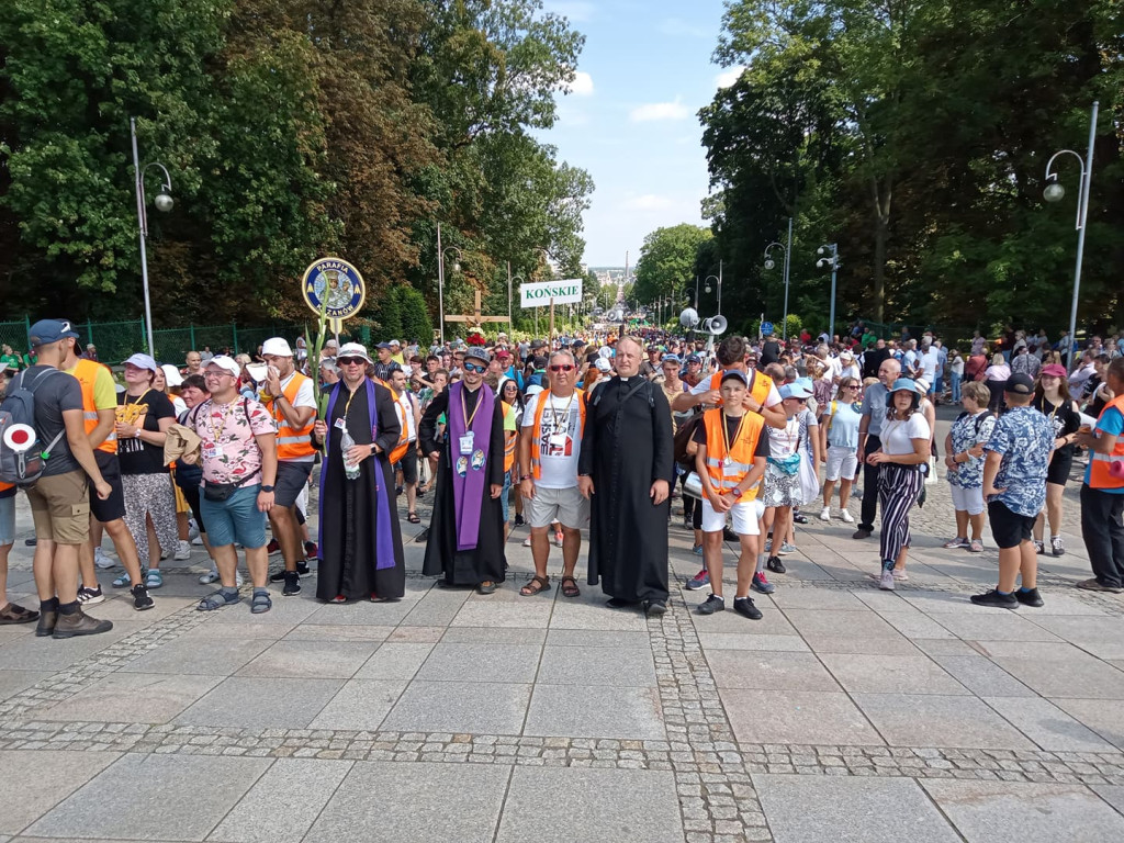 Pielgrzymi z Końskich dotarli do Częstochowy [zdjęcia]