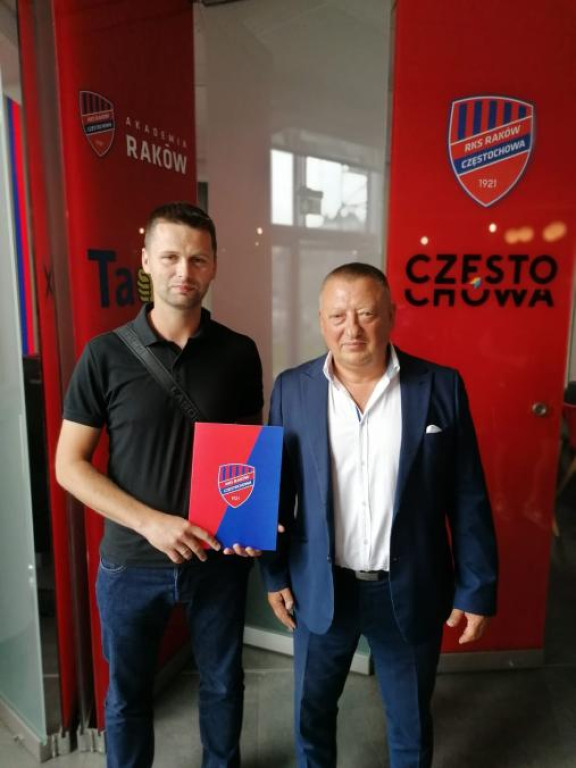 Raków Częstochowa z Neptunem. Zawiązano współpracę [zdjęcia]