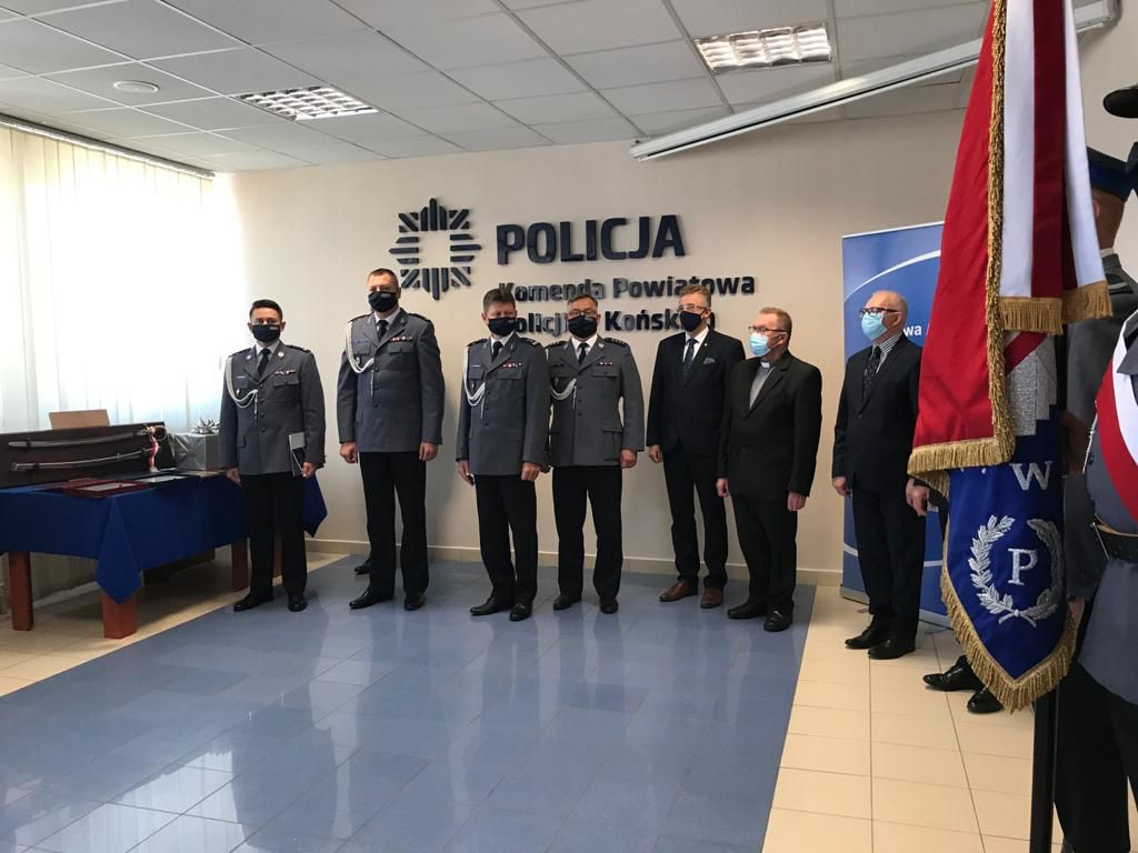 Końskie: Pożegnanie zastępcy komendanta policji