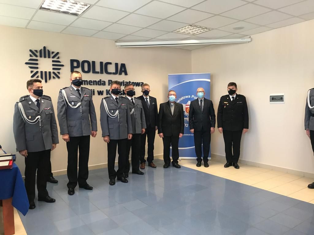 Końskie: Pożegnanie zastępcy komendanta policji