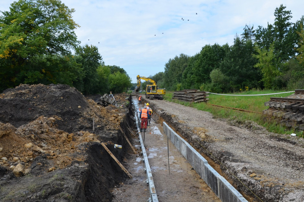 Prace na peronach trwają. Od grudnia kolej osobowa wraca