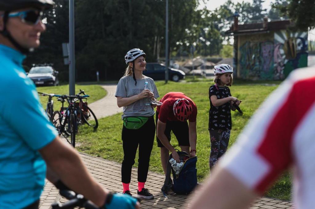 Mieszkańcy powiatu skarżyskiego i koneckiego na rowerowym szlaku [zdjęcia]