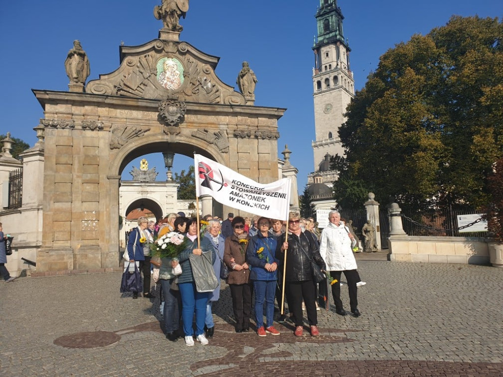 Koneckie Amazonki pielgrzymowały do Częstochowy [zdjęcia]