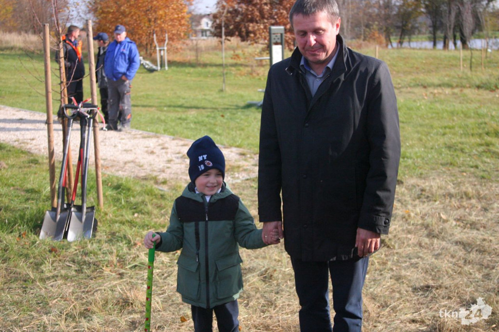 Dzieci posadziły na Browarach miododajne drzewa [wideo, zdjęcia]