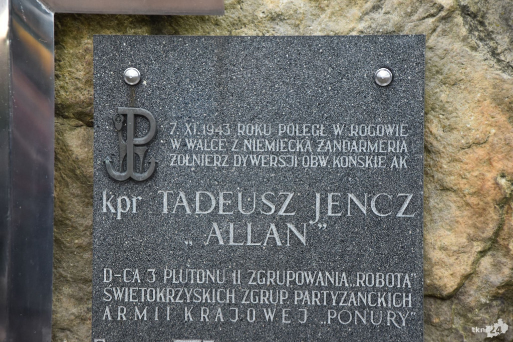 W Rogowie upamiętnili Tadeusza Jencza ps. Allan [wideo, zdjęcia]