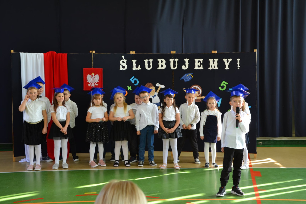 Pierwszoklasiści uroczyście ślubowali w Rogowie [zdjęcia]
