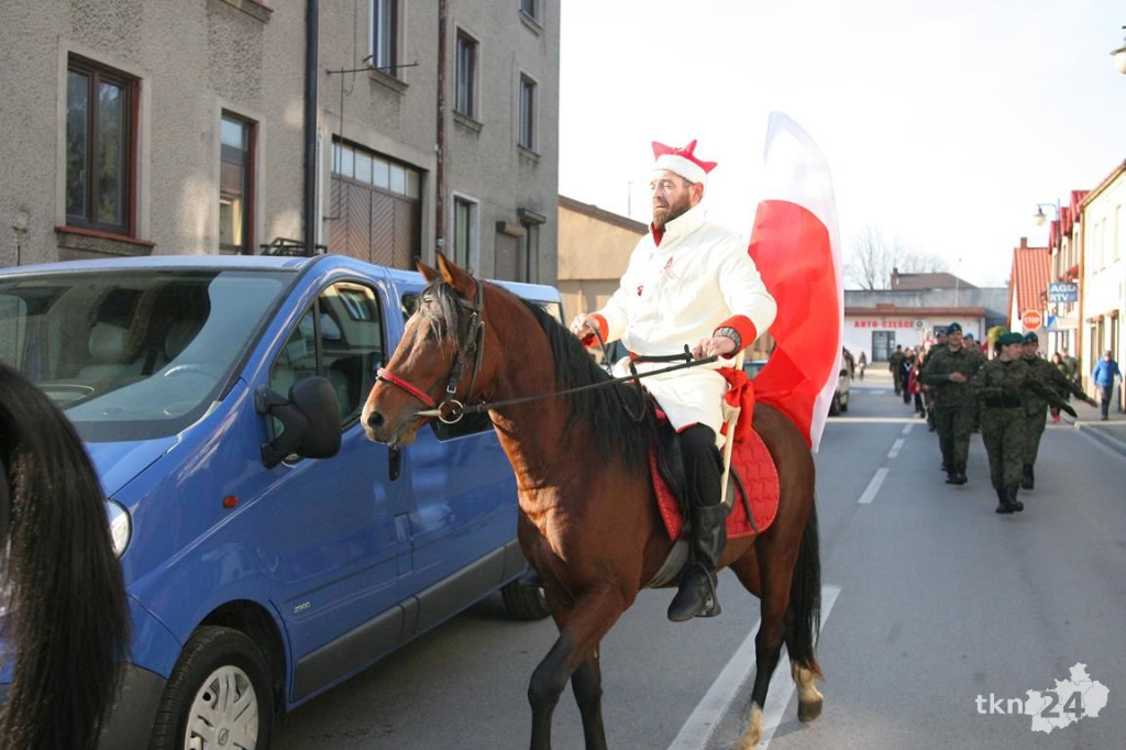 WIDEO: Końskie radują się w rocznicę odzyskania niepodległości