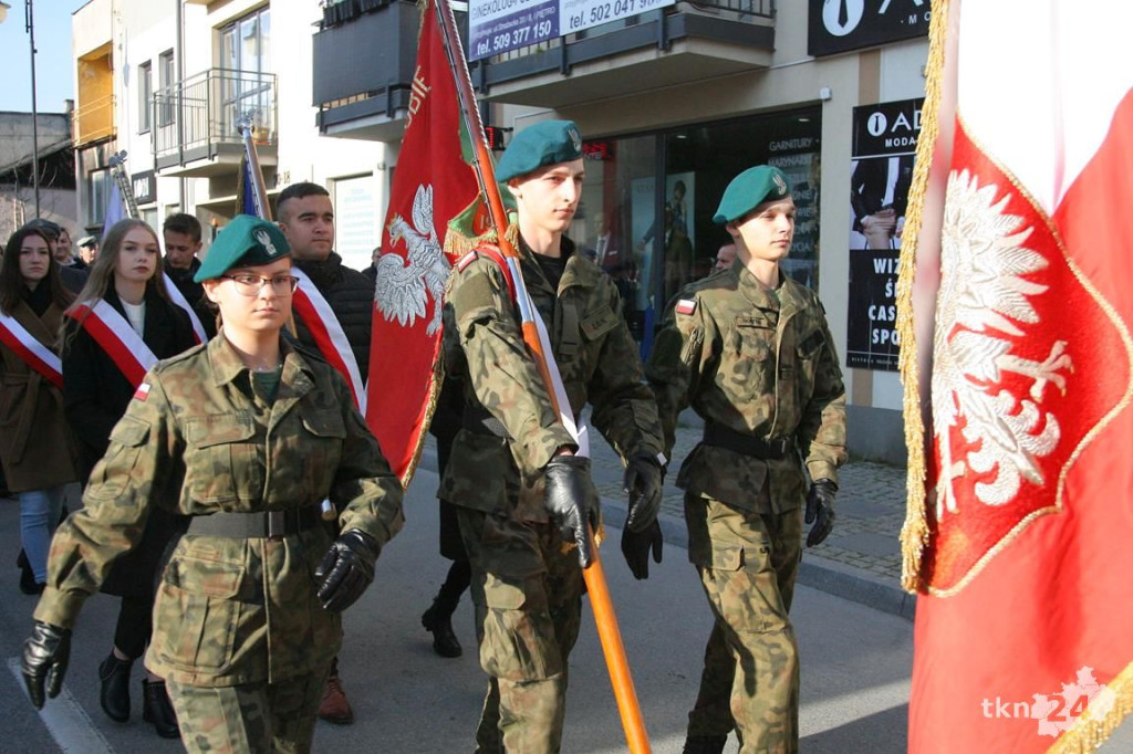 WIDEO: Końskie radują się w rocznicę odzyskania niepodległości