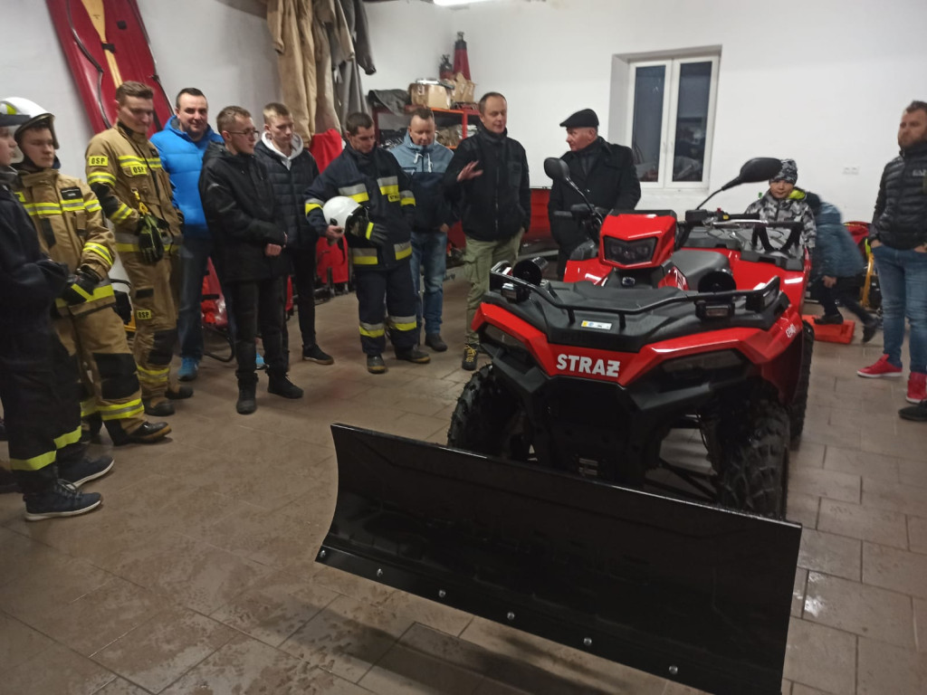 Nowy quad będzie służył OSP Ruda Maleniecka [zdjęcia]
