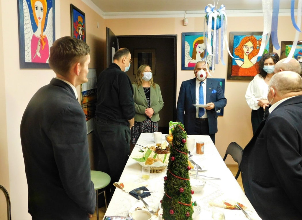 Spotkanie wigilijne w Domu Samopomocy w Stąporkowie [zdjęcia]