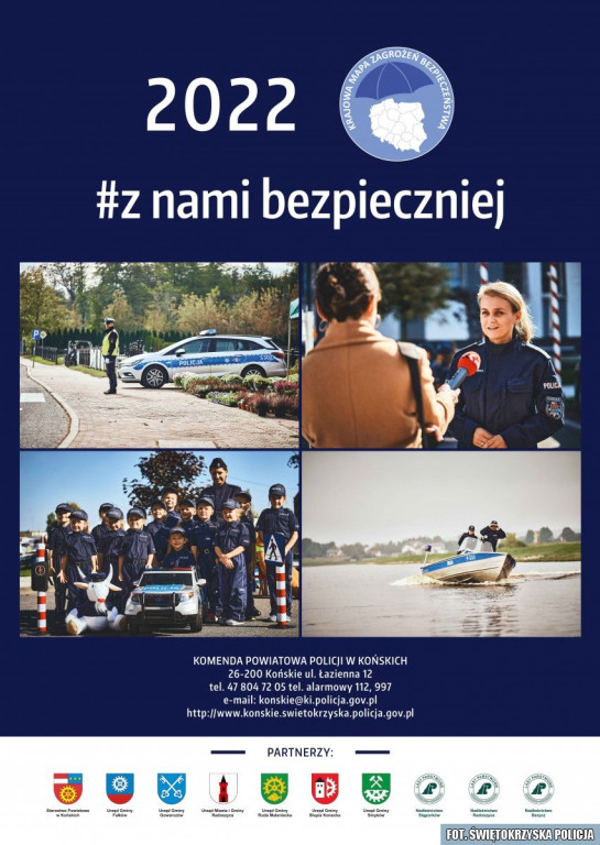 Kalendarz profilaktyczny koneckiej policji na 2022 rok [zdjęcia]