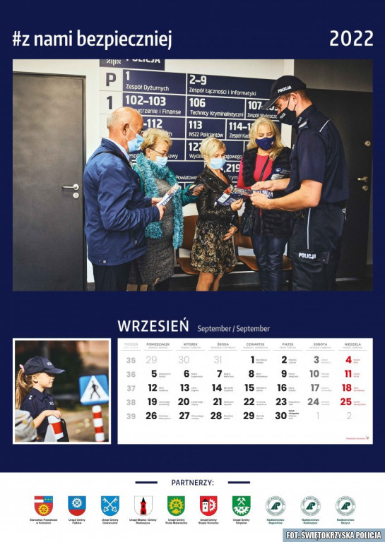 Kalendarz profilaktyczny koneckiej policji na 2022 rok [zdjęcia]