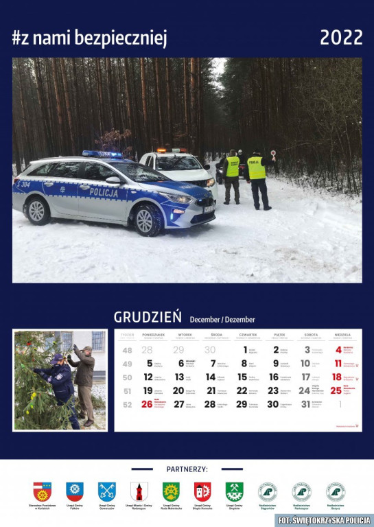 Kalendarz profilaktyczny koneckiej policji na 2022 rok [zdjęcia]