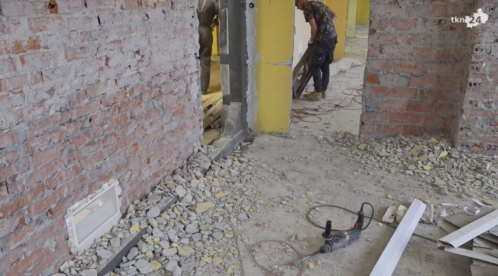 Poradnia znajdzie nowy dom. Ruszył remont IV piętra w Starostwie Powiatowym [wideo, zdjęcia]