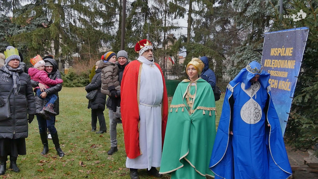 Kolędowali na święcie Trzech Króli w Końskich