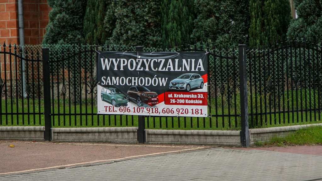 Wypożyczalnia samochodów Końskie