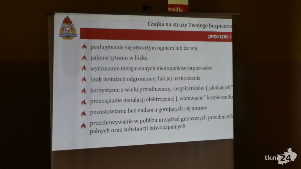 Czad `cichy zabójca`. Prelekcja edukacyjna w ZSP II w Końskich [wideo, zdjęcia]