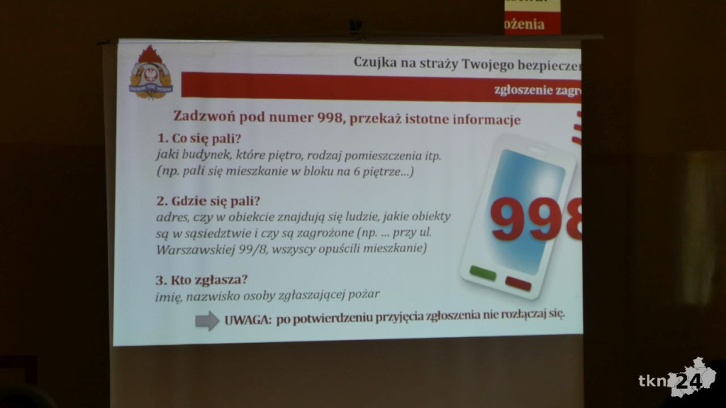 Czad `cichy zabójca`. Prelekcja edukacyjna w ZSP II w Końskich [wideo, zdjęcia]
