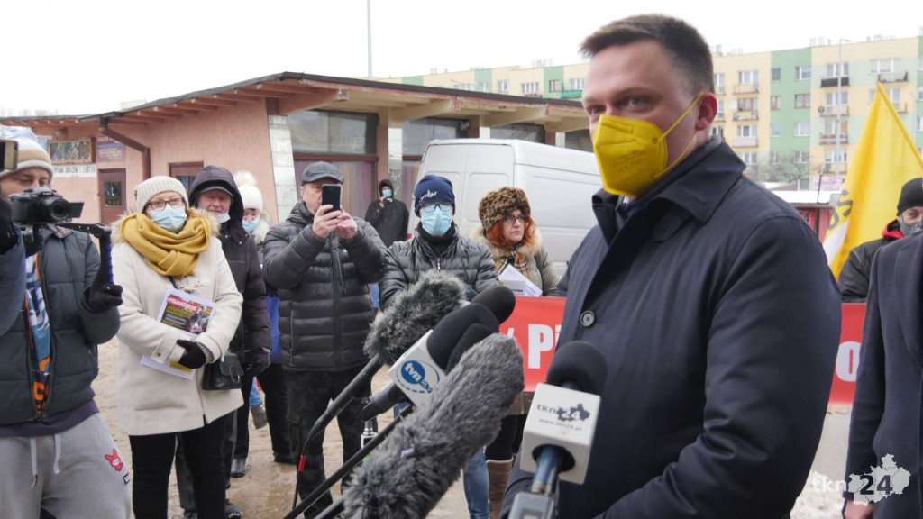 Grad pytań do Szymona Hołowni w Końskich [wideo, zdjęcia]